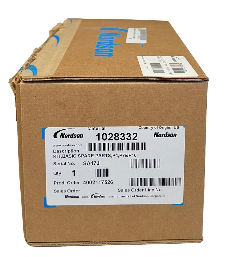 Used NEW NORDSON 1028332 OEM BASIC SPARE PARTS KIT HOSE / GUN MODULE 1028328 NSMP