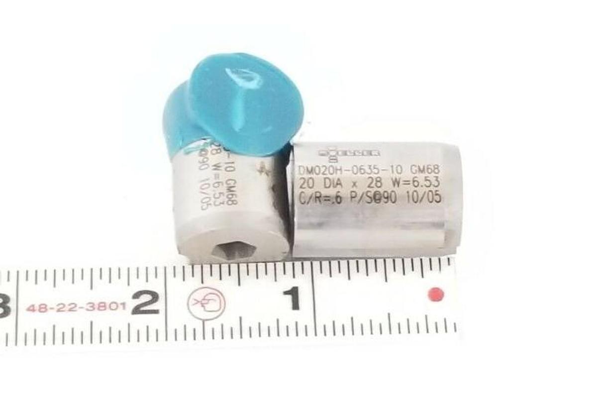 Used LOT OF 2 NEW MOELLER DM020H-0635-10 KEYED BUSHINGS GM68 20 DIA x 28 W=6.53