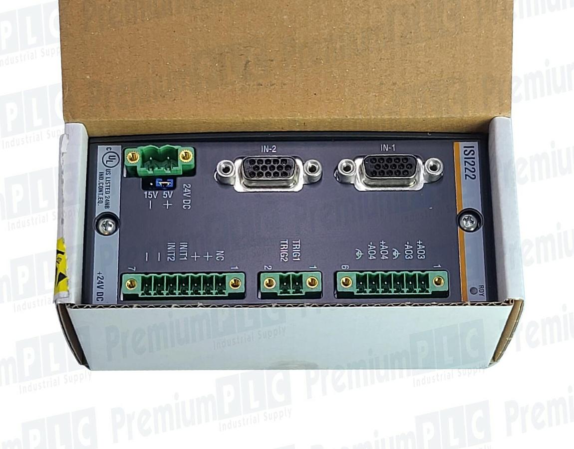 Used NEW BACHMANN ISI222 POSITIONING MODULE 00013737-00 24VDC MFG. DATE 2019