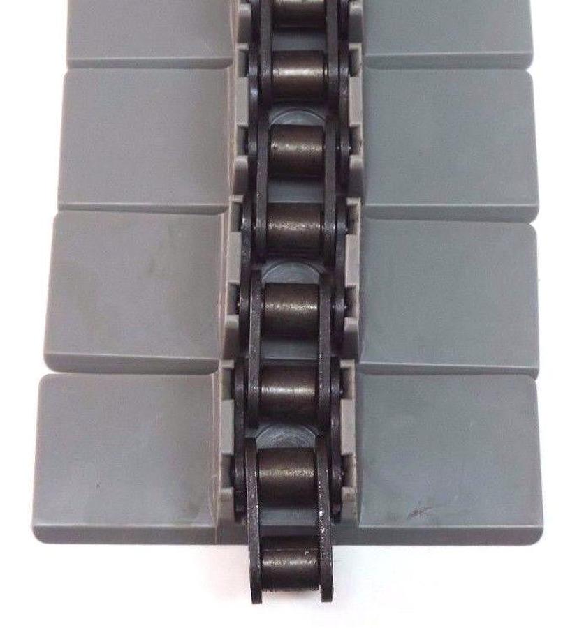 Used NIB REXNORD D863K4-1/2 FLAT TOP CONVEYOR CHAIN 9FT LENGTH 4.5" WIDTH, 3/4" PITCH