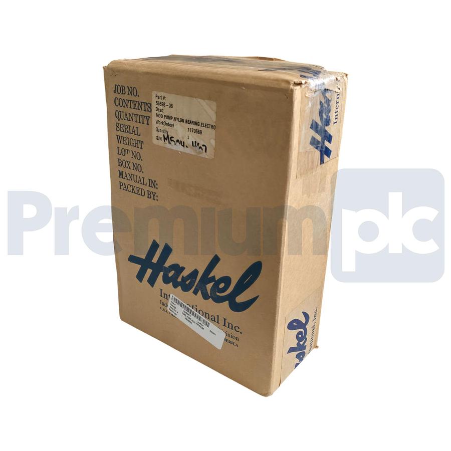 Used HASKEL 56598-36 HIGH-PRESSURE AIR DRIVEN PUMP, 36:1, 4500 PSI MAX 5659836 NSMP