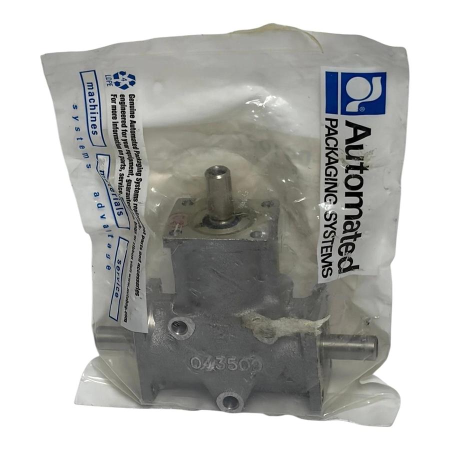 Used Automated Packaging Systems 2-001077 Mitered 3-Way Gear Box 2:1 Autobag - NSFS