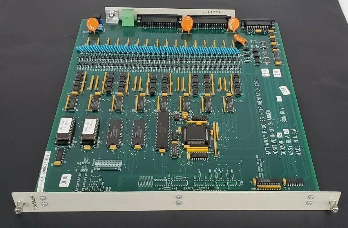 Used HATHAWAY PROCESS 309208-002 POSITIVE INPUT SCANNER ASSY REV. B