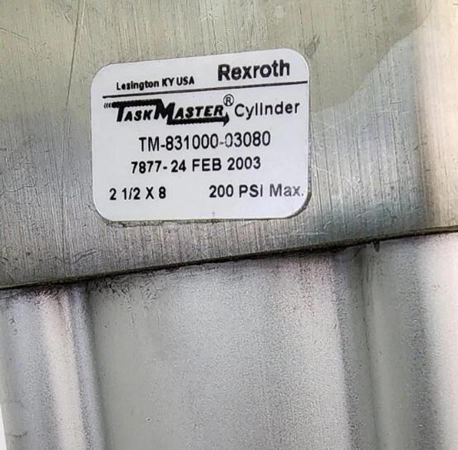 NIB BOSCH REXROTH TM-831000-03080 PNEUMATIC CYLINDER 2 1/2 INCH BORE