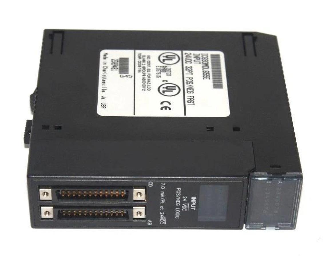 Used GE FANUC IC693MDL655E INPUT MODULE 32PT, 24 VDC, POS/NEG FAST