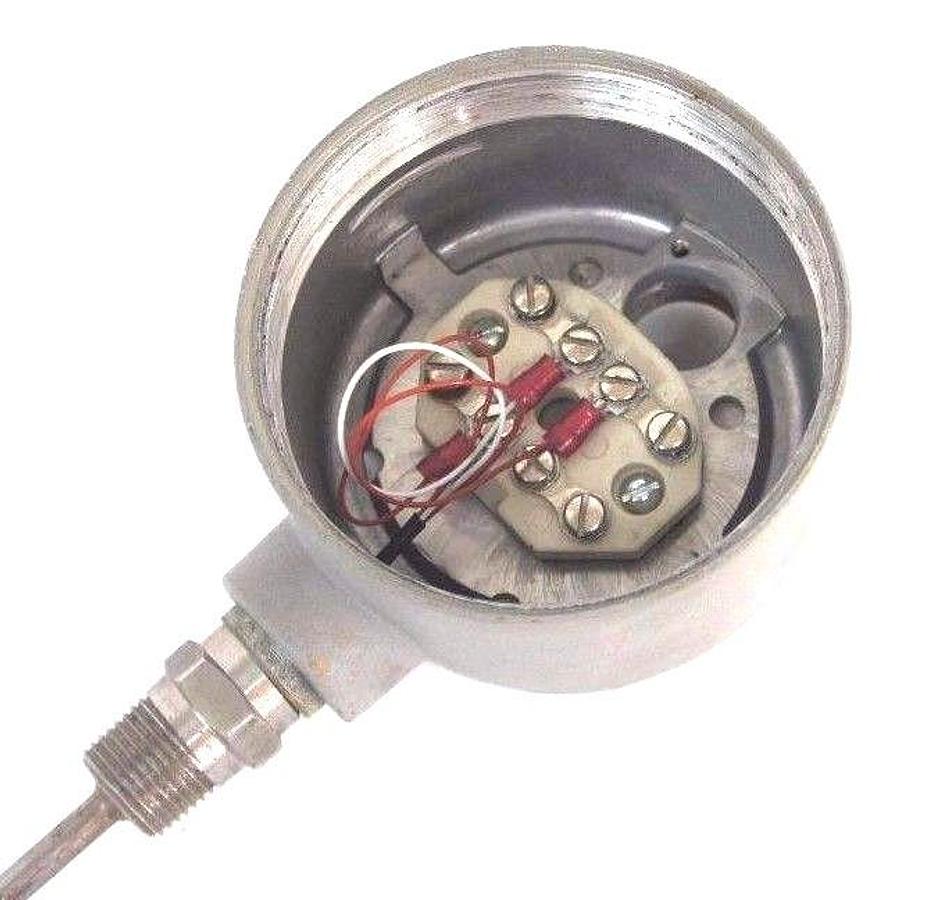 Used NUFLO 3920/3W/20/LN/RB/FX/CB TRANSMITTER TEMPERATURE THERMOCOUPLE 0-400F
