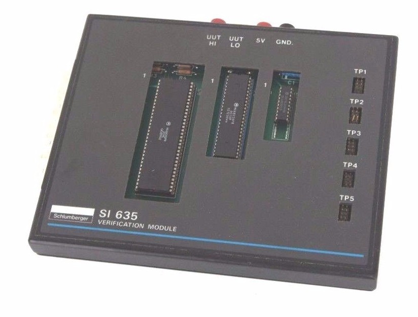 Used SCHLUMBERGER SI 635 VERIFICATION MODULE SI635 REV. 04