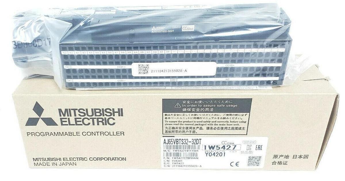 Used NIB MITSUBISHI ELECTRIC AJ65VBTS32-32DT I/O MODULE AJ65VBTS3232DT