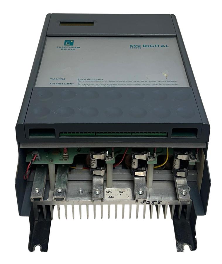 Used PARKER EUROTHERM 590DC/00/000 590 DIGITAL SERIES DRIVE TYPE 570 35A 480VAC USNP