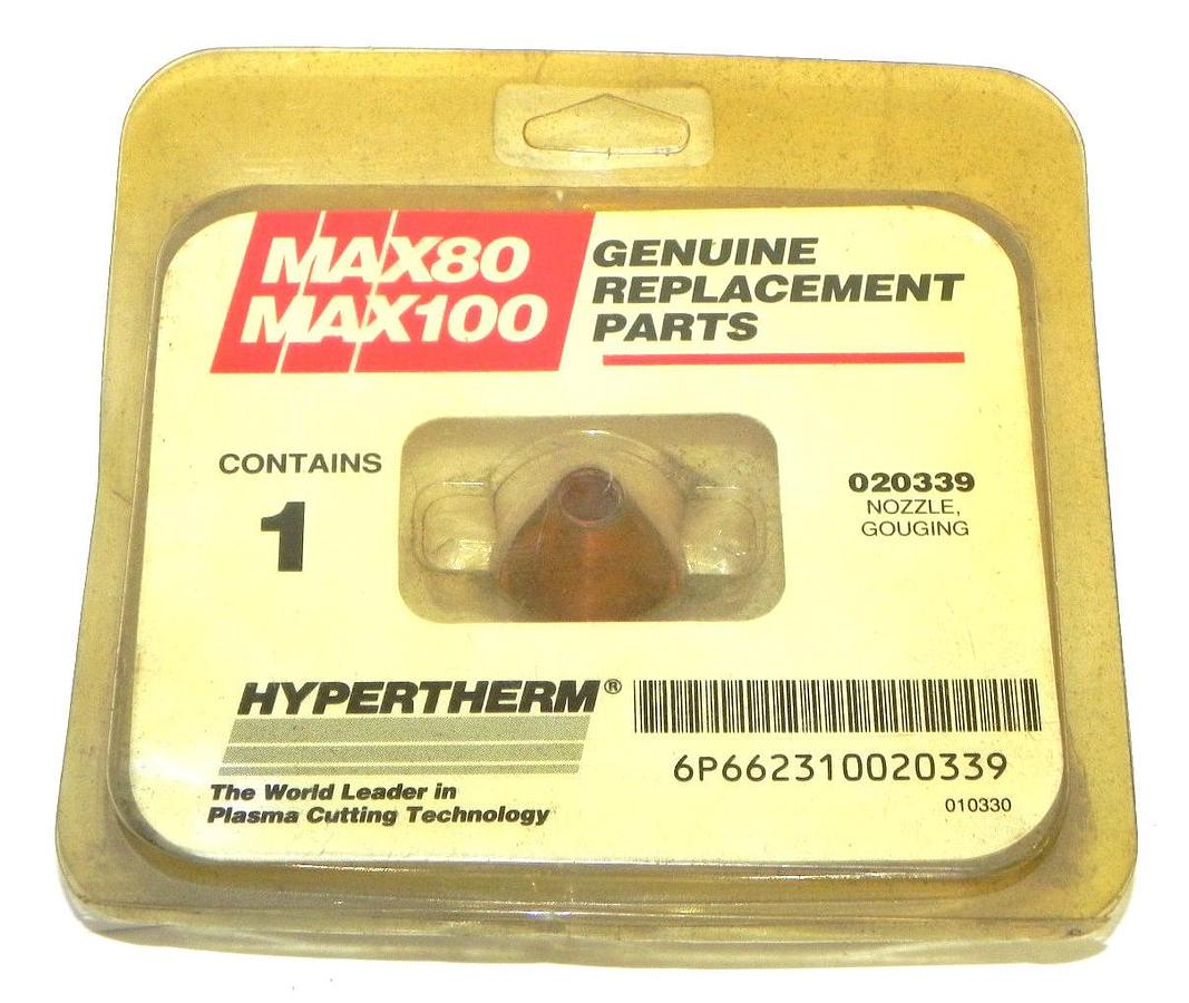 Used NEW HYPERTHERM 020339 NOZZLE, GOUGING