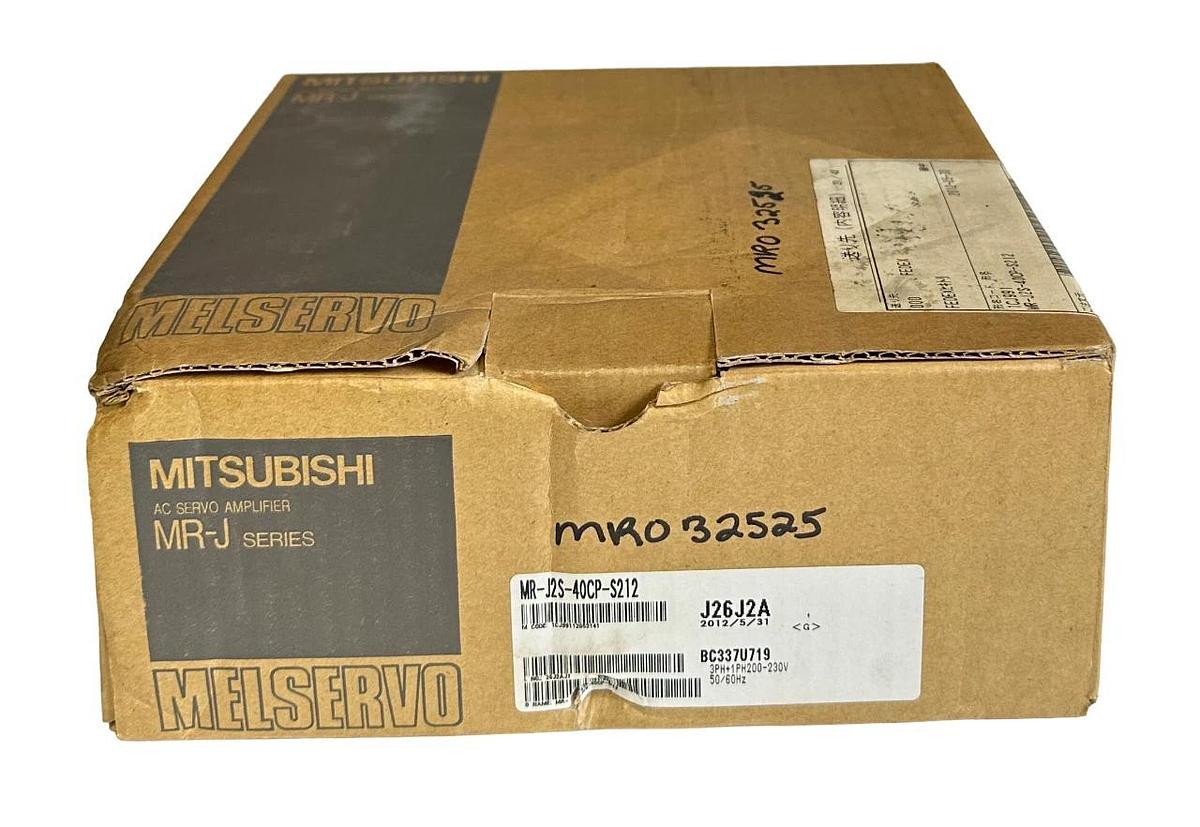 NEW MITSUBISHI MR-J2S-40CP-S212 / MRJ2S40CPS212 MELSERVO MR-J AC SERVO AMPLIFIER