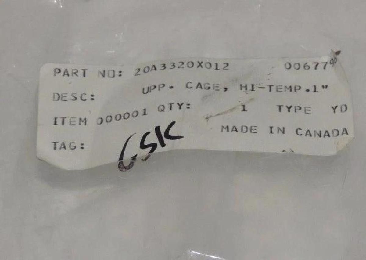 NEW FISHER 20A3320X012 UPPER CAGE TYPE YD HIGH-TEMPERATURE KEY 3B
