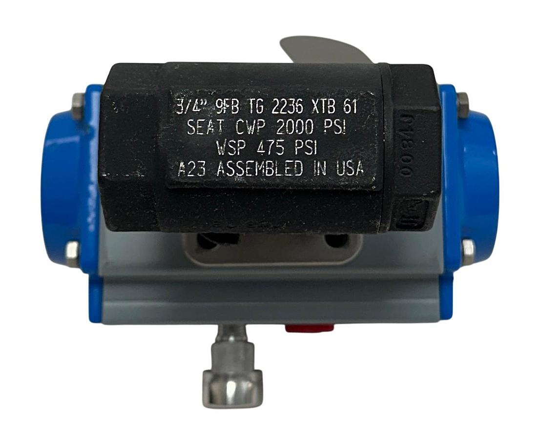 Used JAMESBURY 3/4'' 9FBTG 2236XTB 61 / VPVL051SR4/5BD VALV-POWR ACTUATOR SPRING NSNP