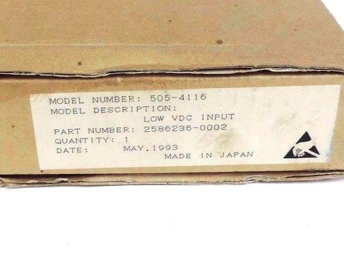 Used NIB TEXAS INSTRUMENTS 505-4116 INPUT MODULE 4-15VDC 5054116