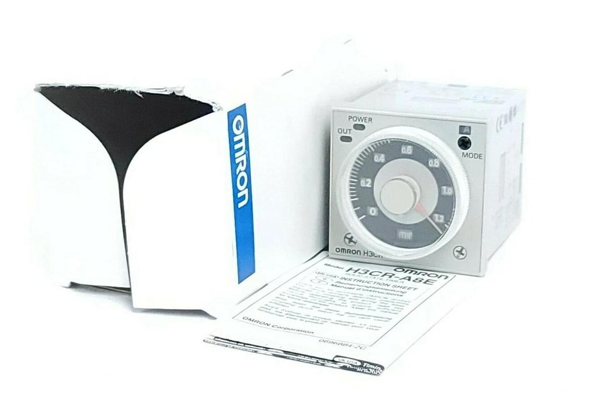 NIB OMRON H3CR-A8E SOLID STATE TIMER H3CR, 0.05S-300H