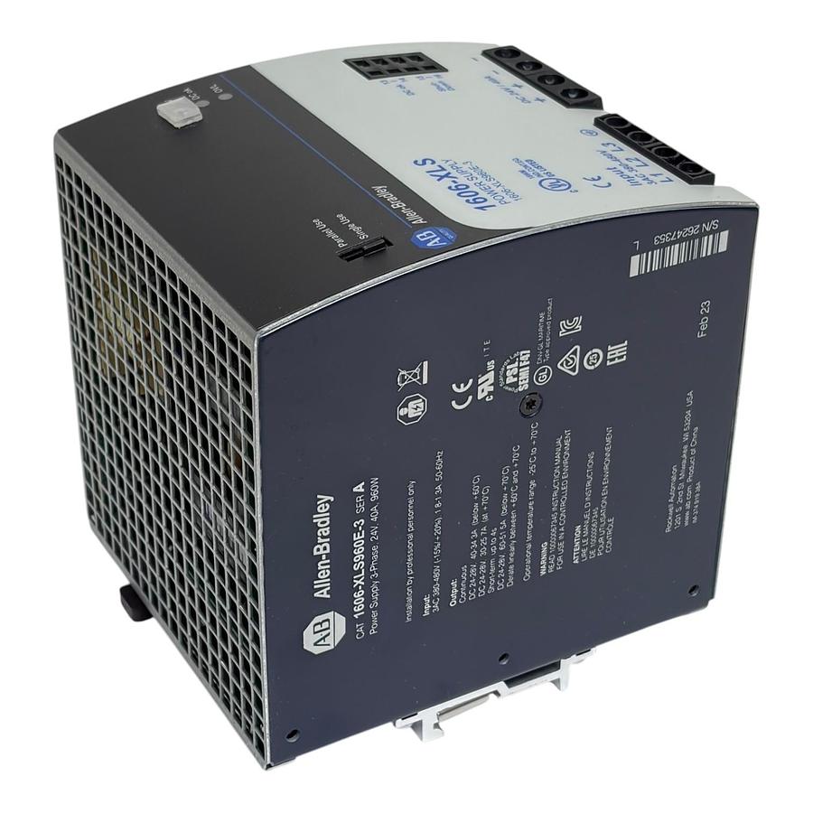 NEW ALLEN BRADLEY 1606-XLS960E-3 /A 1606-XLS DC POWER SUPPLY 960W 1606XLS960E3