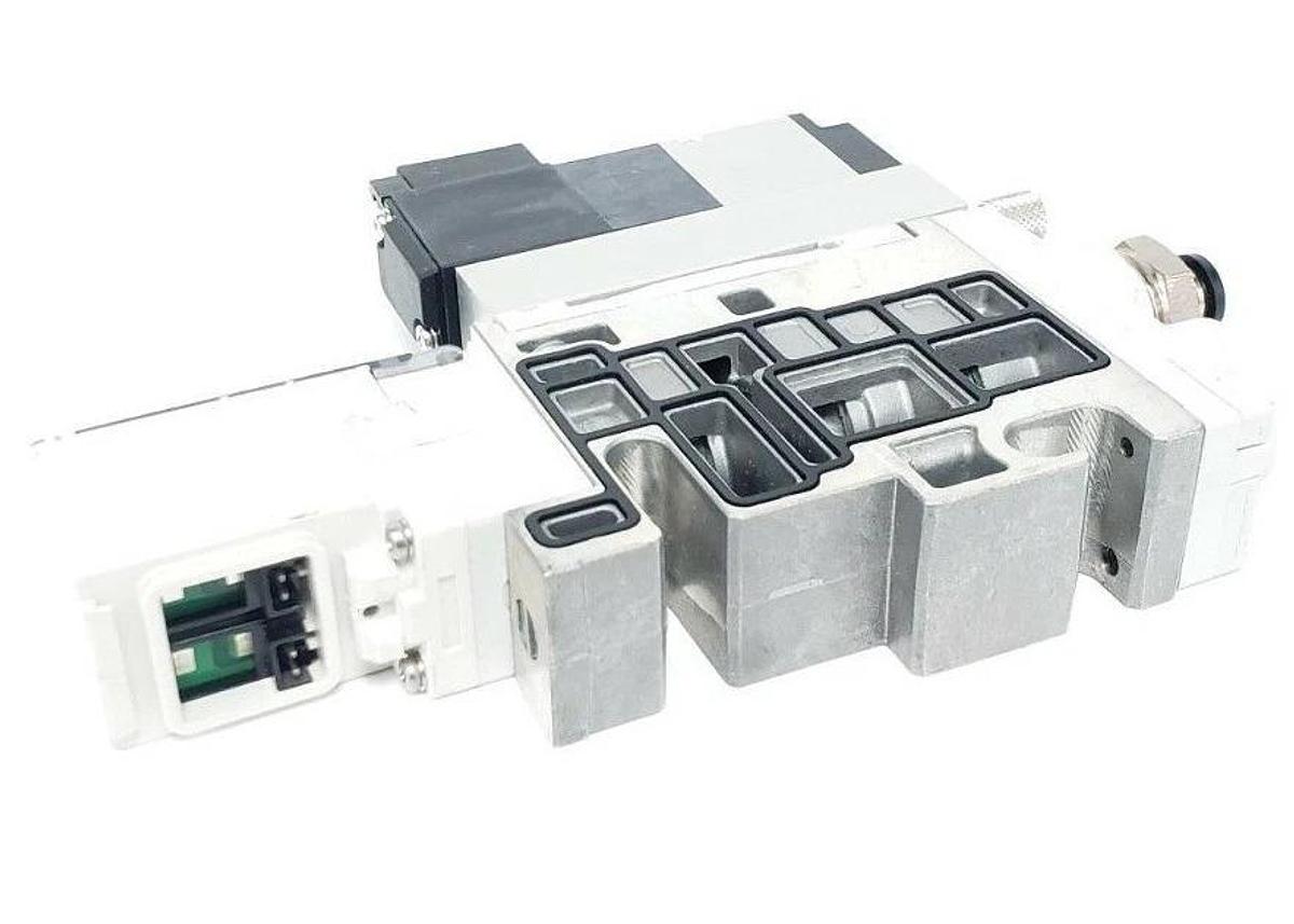 Used KOGANEI PB24C-38W SOLENOID VALVE W/ A111E1-PSL-1001W COIL, 24VDC