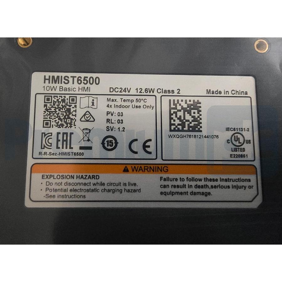 SCHNEIDER ELECTRIC HMIST6500 HARMONY ST6 10" COLOR TOUCH PANEL 24VDC NSMP