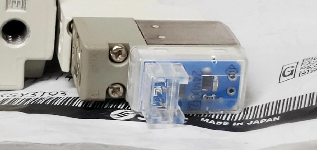 Used NEW SMC SY3140-5LOZ-01 SOLENOID VALVE SY31405LOZ01, 24VDC