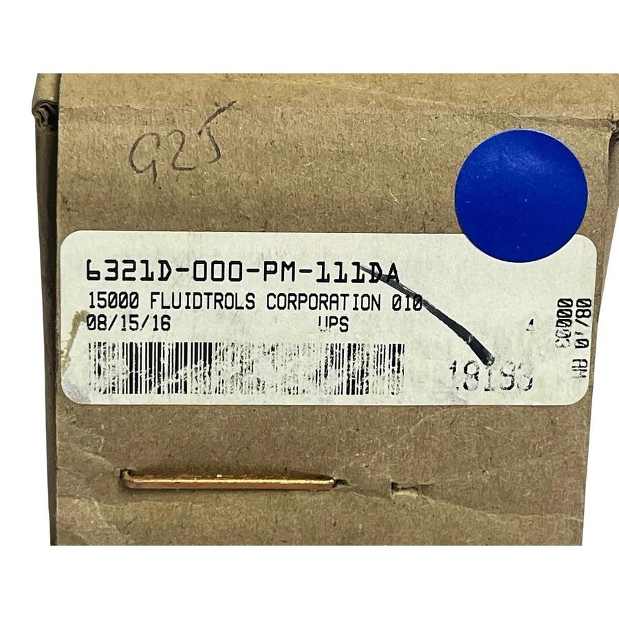 Mac 6321D-000-PM-111DA Solenoid Operated Pneumatic Valve PM-111DA 120VAC