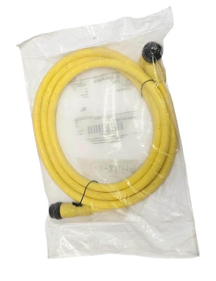 Used NEW ALLEN BRADLEY 889N-R4AFNM-2 QD CORDSET 4-PIN 2M 889NR4AFNM2 SER. B