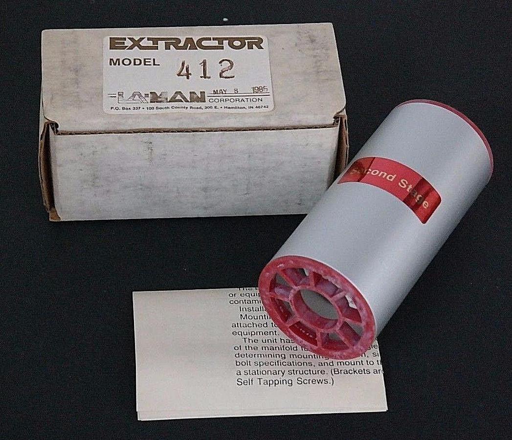 NIB LA-MAN MODEL 412 EXTRACTOR/DRYER AIR DRYER FILTER CARTRIDGE