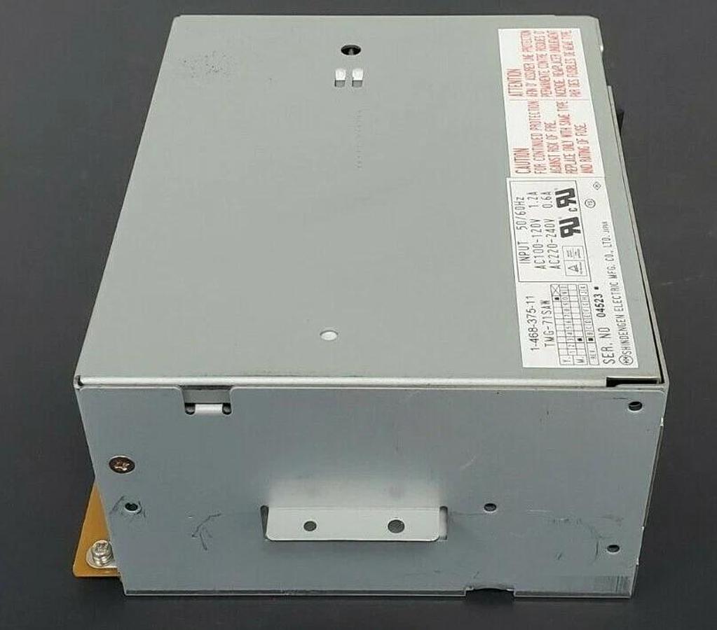 Used SHINDENGEN ELECTRIC TMG-71SAW POWER SUPPLY TMG71SAW, 1-468-375-11