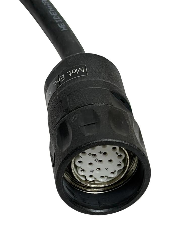 Used Heidenhain ID 289440-09 CNC Motor Encoder Cable 17-Pin Female to 25-Pin D-Sub
