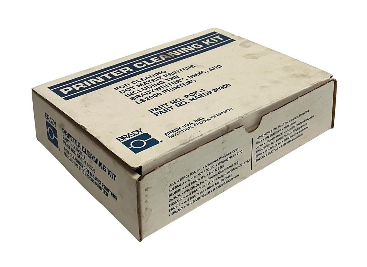 BRADY PCK-1 / NAED# 30300 OEM PRINTER CLEANING KIT FOR DOT MATRIX PRINTERS NSMP