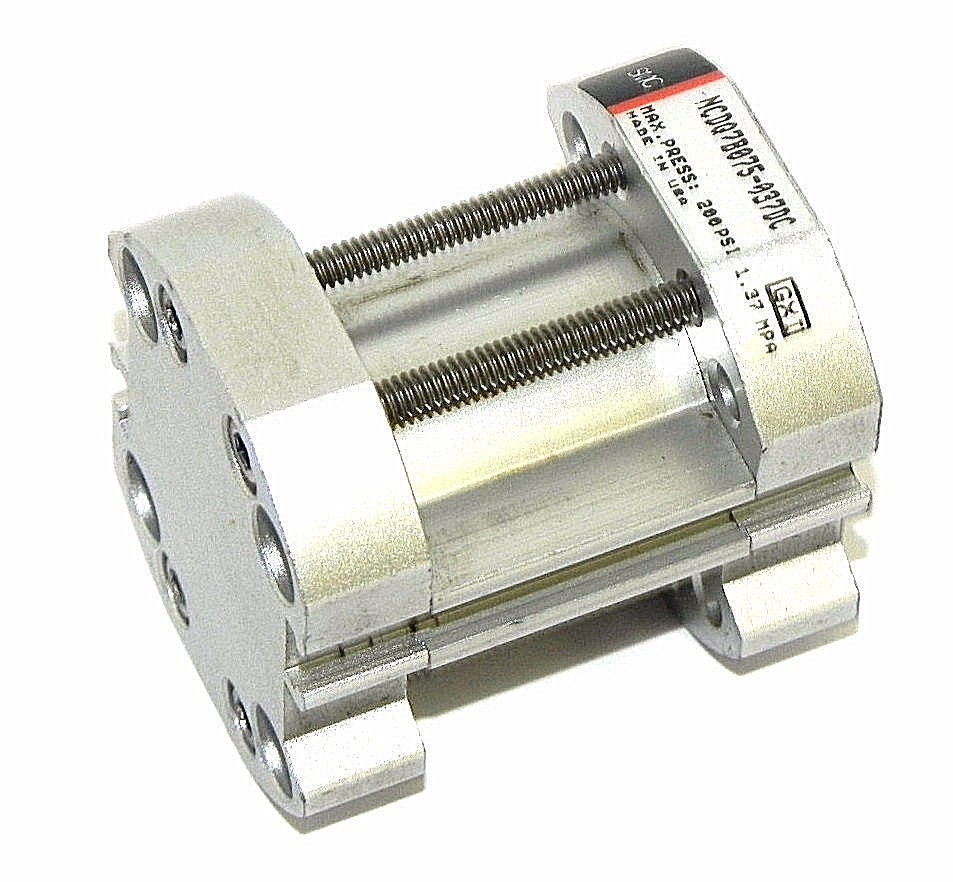 Used NEW SMC NCDQ7B075-037DC COMPACT CYLINDER NCDQ7B075037DC 200PSI, 1.37MPA