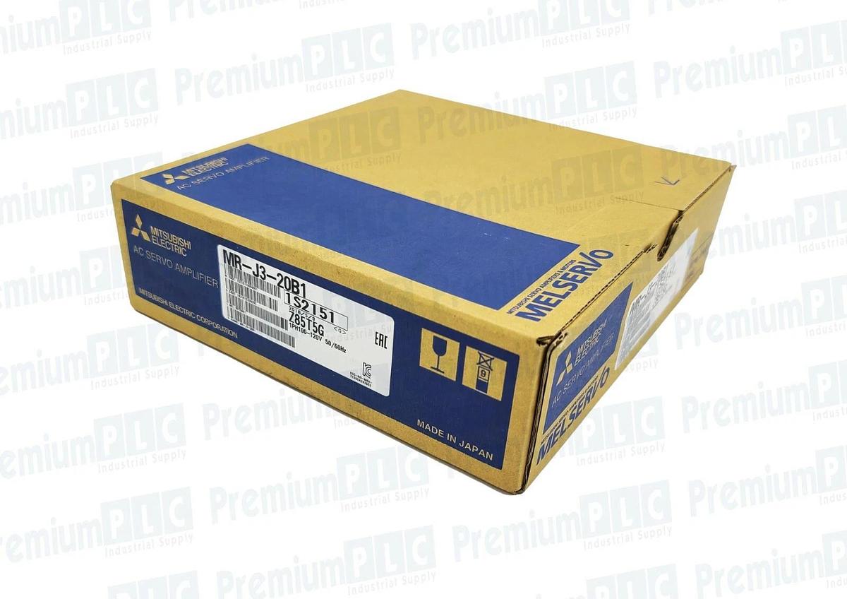 Used NEW MITSUBISHI MR-J3-20B1 SERVO AMPLIFIER MRJ320B1 1PH 100-120V 50/60HZ MFG 2018