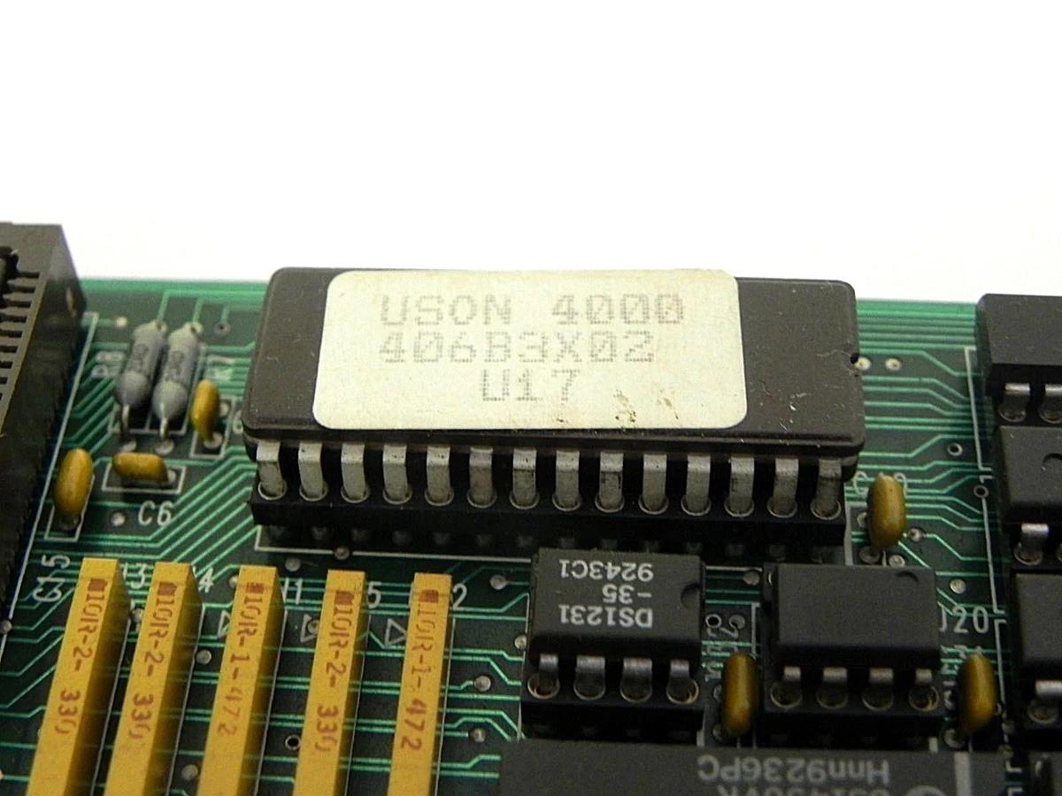 Used USON 4000 406B3X02 U17 SERVO AMPLIFIER SERIES 4000 CPU-640K