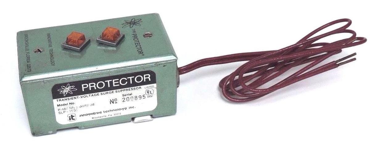 Used INNOVATIVE TECHNOLOGY P-480 NN 3 WIRE SURGE SUPRESSOR PROTECTOR P480, SLP-1500