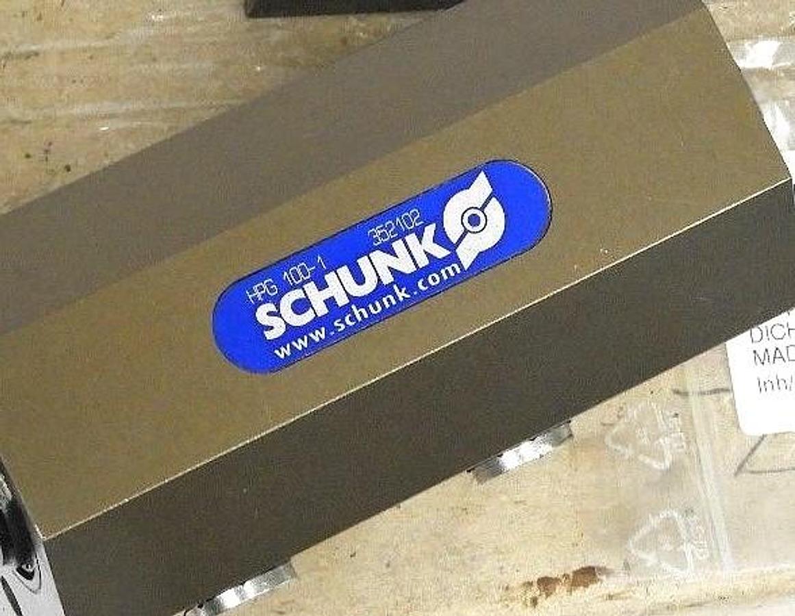 Used SCHUNK HPG 100-1 PARALLEL GRIPPER 352102, HPG1001