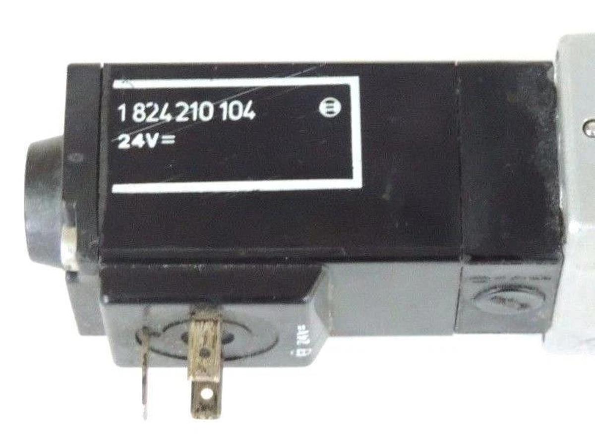Used BOSCH 1824210104 SOLENOID VALVE COIL 24V WITH MANIFOLD