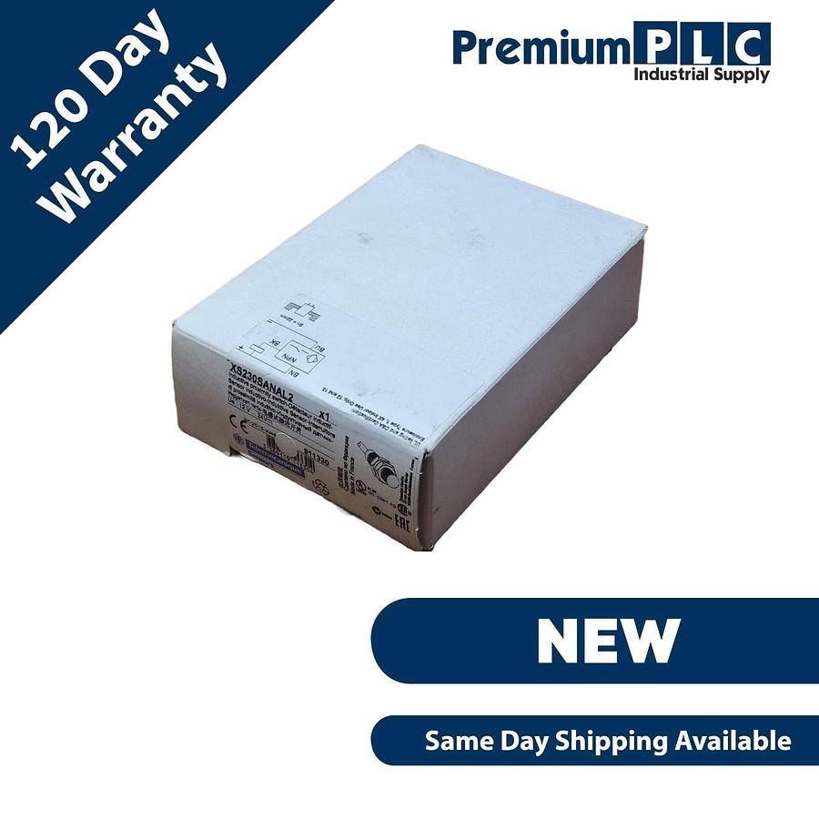 Used NIB F/S TELEMECANIQUE XS230SANAL2 INDUCTIVE PROXIMITY SENSOR CYL. M30 12-24V