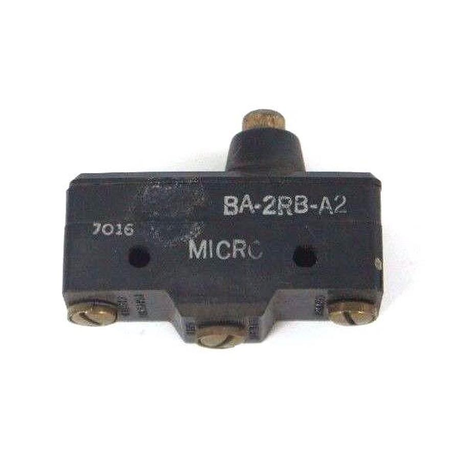 Used LOT OF 3 HONEYWELL MICROSWITCH BA-2RB-A2 PLUNGER BASIC SWITCHES