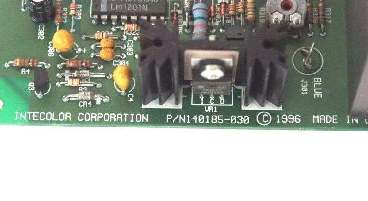 Used INTECOLOR CORP. 140185-030 BOARD 140185030