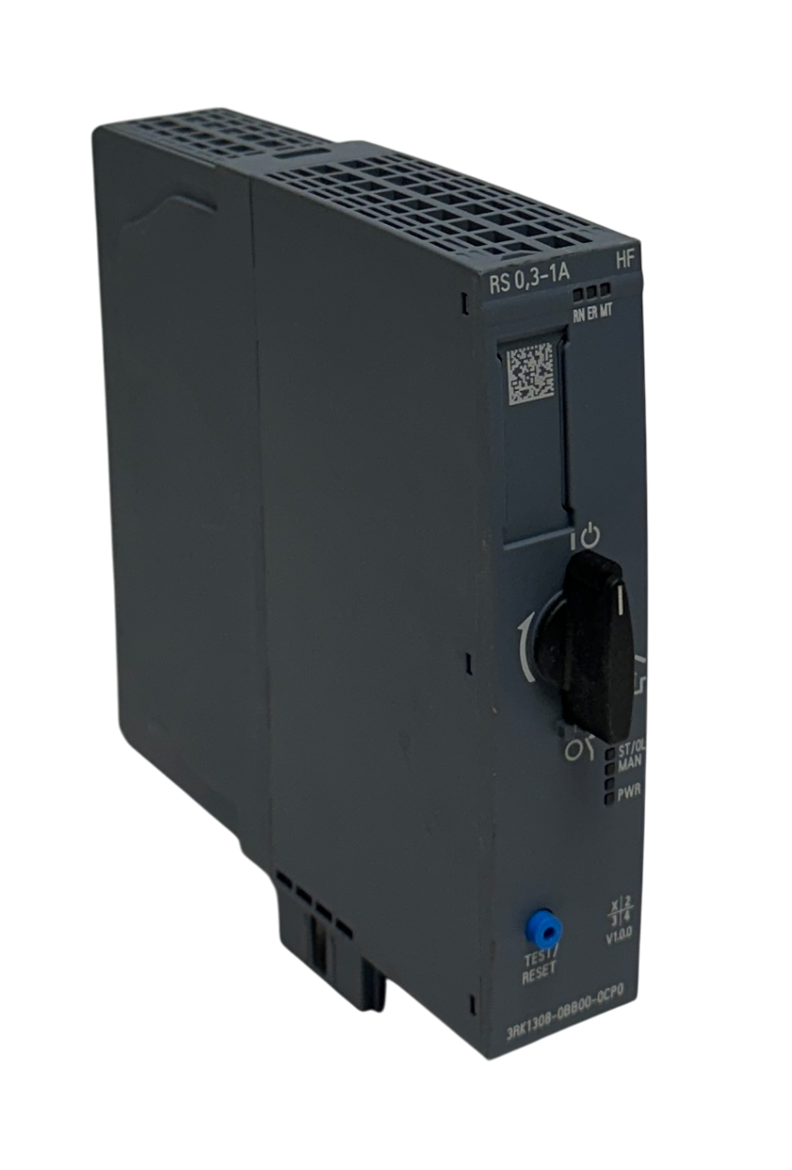 Used SIEMENS 3RK1308-0BB00-0CP0 / ET 200SP SIMATIC REVERSING MOTOR STARTER 500V USNP
