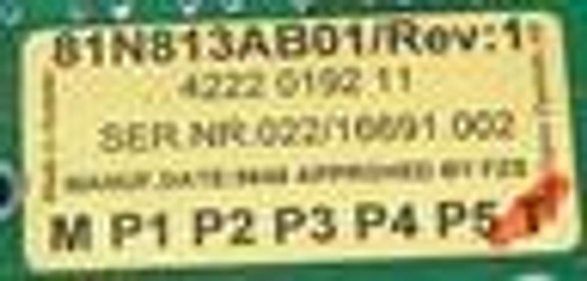 Used ATLAS COPCO 4222 0192 11 ELECTRONIC BOARD 81N813AB01 REV. 1, 4222019211