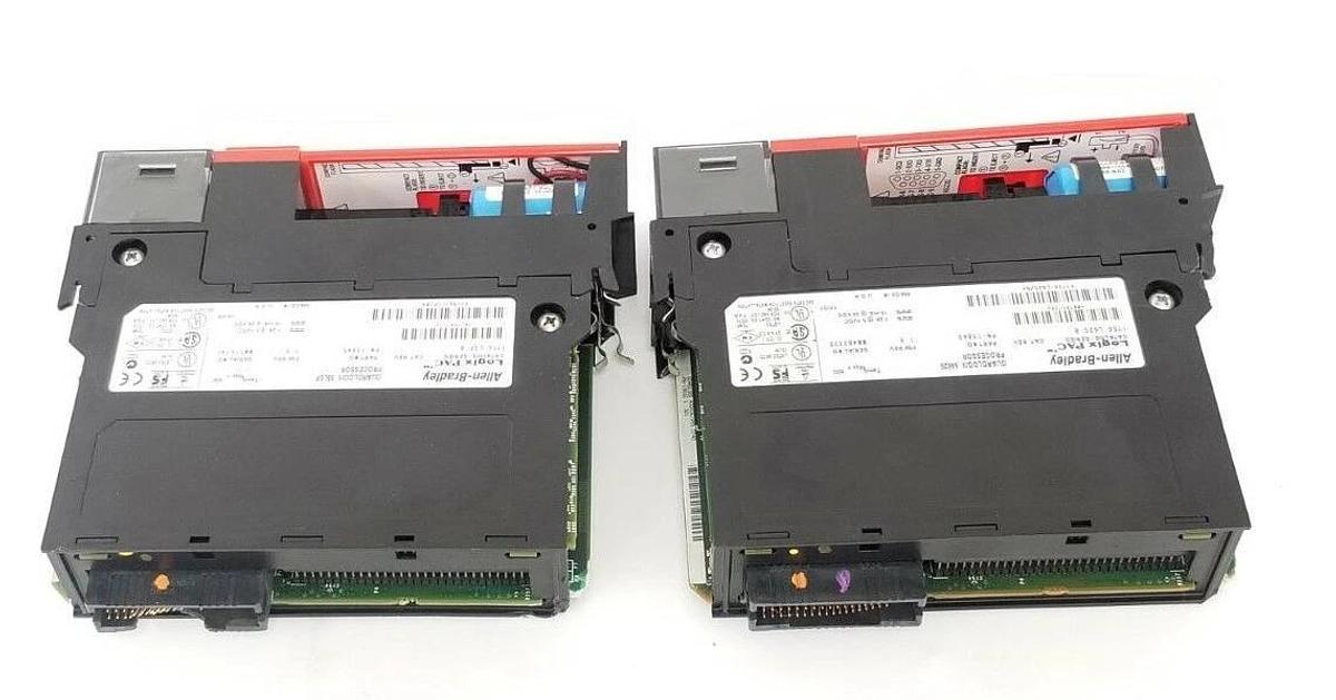 Used ALLEN BRADLEY 1756-L62S & 1756-LSP GUARDLOGIX PROCESSORS SER. B (DAMAGED)