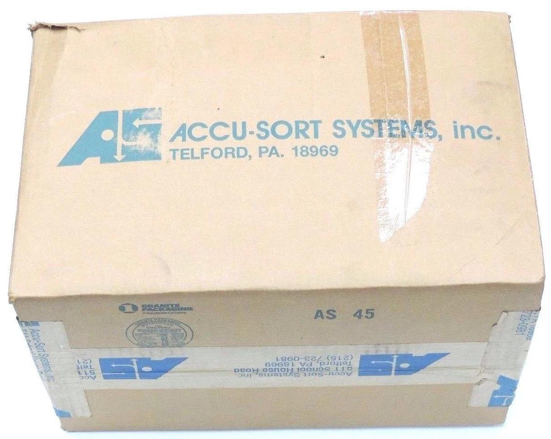 Used ACCU-SORT AXIOM 400 HIGH SPEED BAR CODE SCANNER W/ PS-4024 POWER SUPPLY