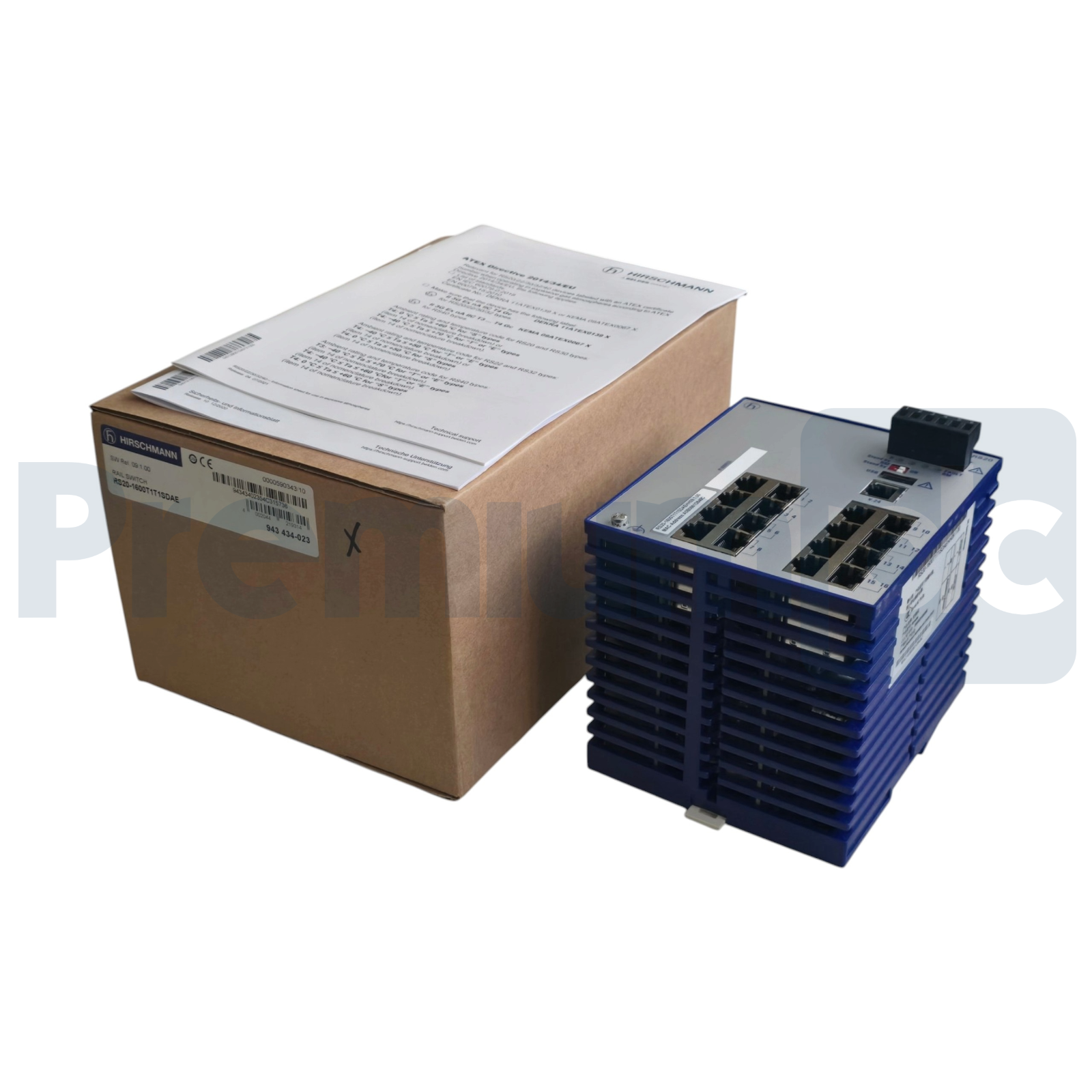 Hirschmann RS20-1600T1T1SDAE Managed 16-Port Ethernet Rail Switch 943434023 NSFS