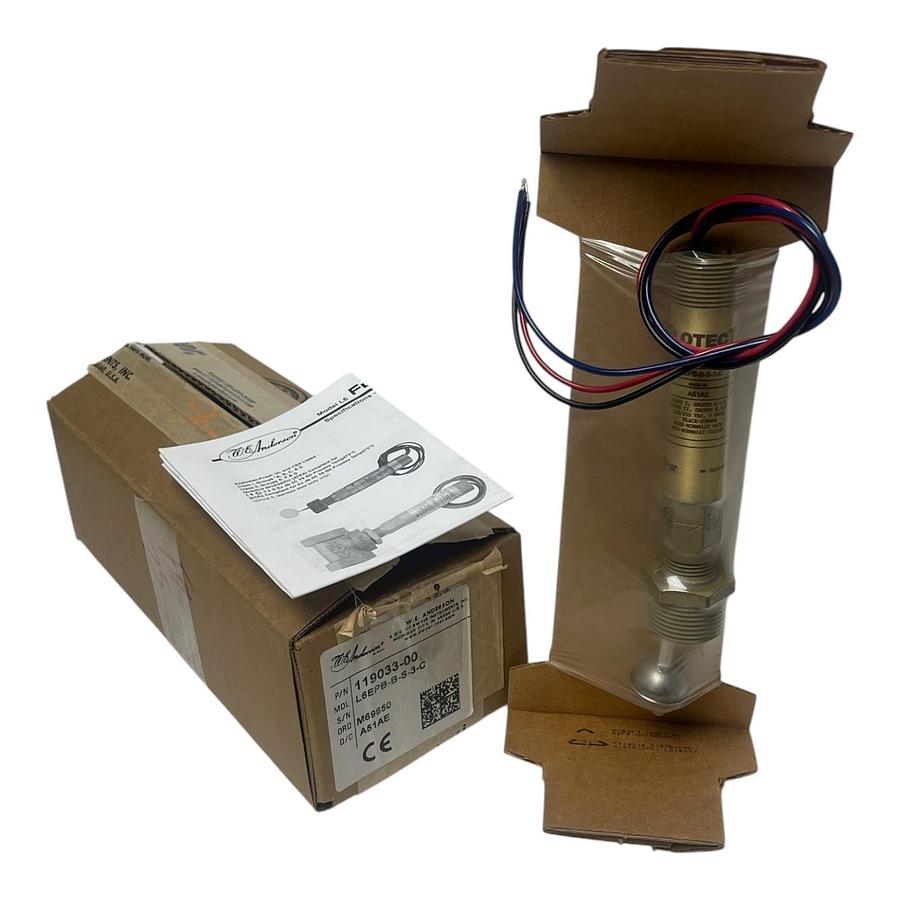 Dwyer Flotect L6EPB-B-S-3-C Liquid Level Switch Brass 304 SS Spherical Float