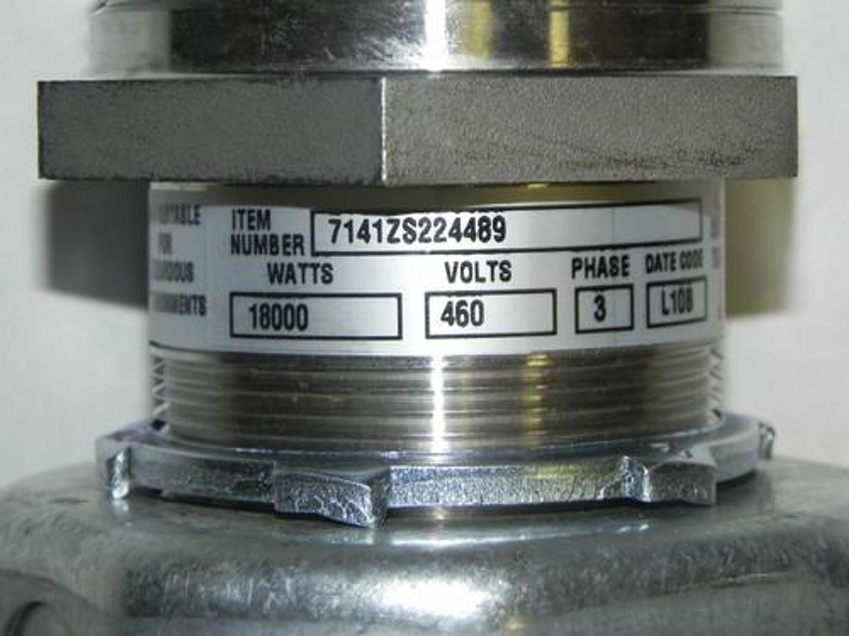 NIB INDEECO 714LS6099 HEATING ELEMENT 1800 WATTS, 460 VOLTS, 3PH, AAI-714LS6099