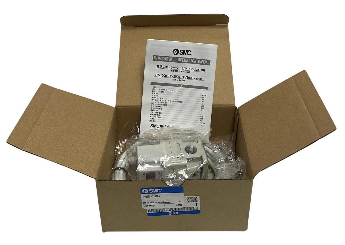 SMC ITV2030-21N3L4 / ITV203021N3L4 ELECTRO-PNEUMATIC REGULATOR 2000 SIZE NSMP