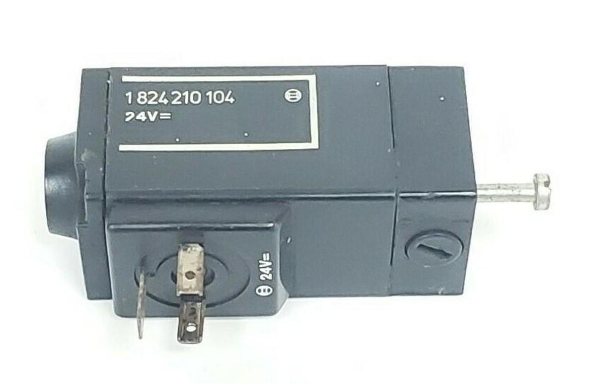 Used BOSCH 1824210104 SOLENOID VALVE COIL 24V (MISSING SCREW)