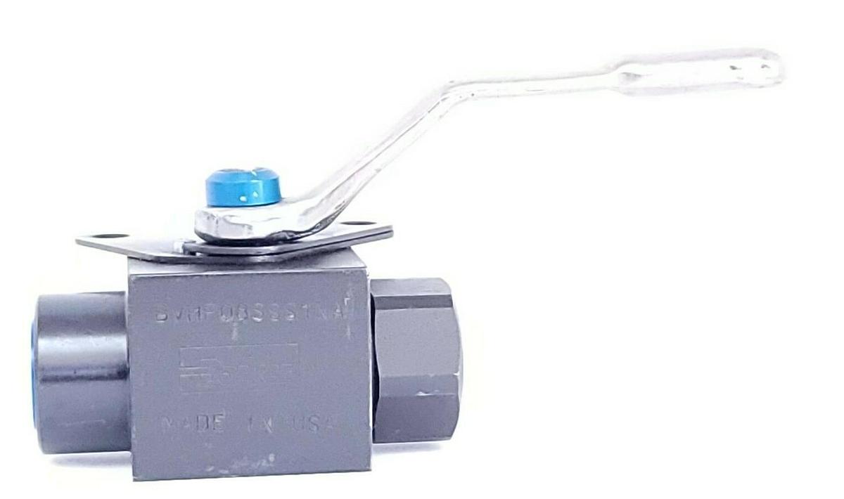 Used NEW PARKER BVHP08SSS1NA HIGH PRESSURE BALL VALVE