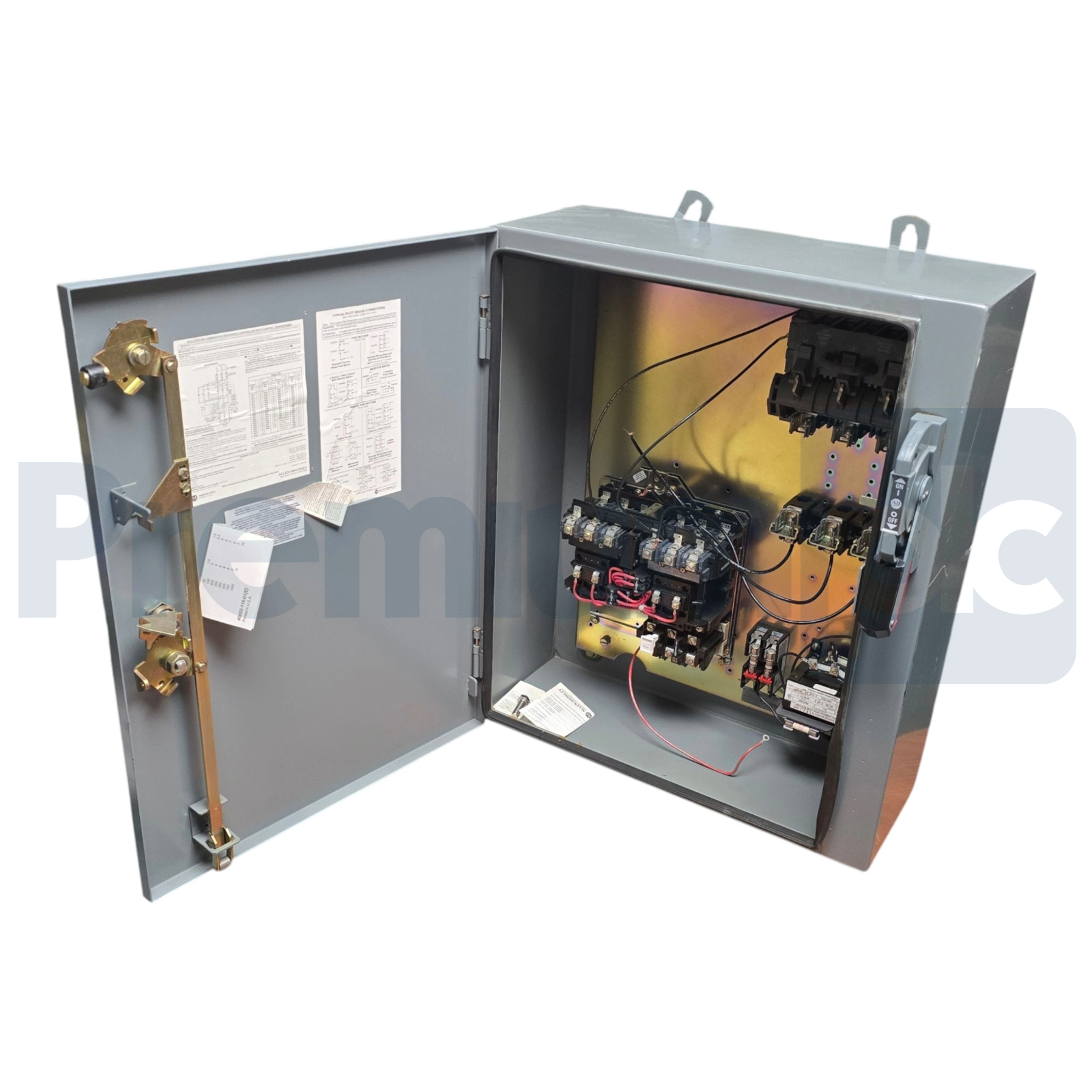Used Allen Bradley 506-AJB-6P-24R /F Nema Size 0 Rvsg Combination Starter Disconnect