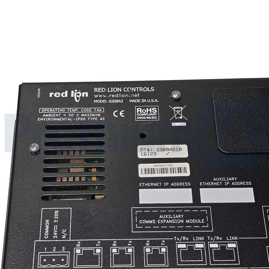 Refurbished RED LION G308A210 G3 GRAPHITE HMI TERMINAL TOUCH DISPLAY 8.4" 24V G308A2 REFURB